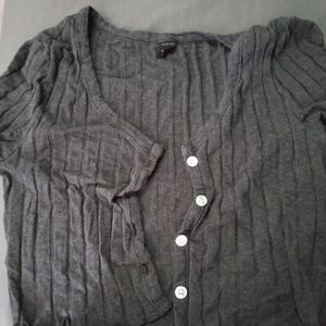 SHEIN women's button up crop top size:m